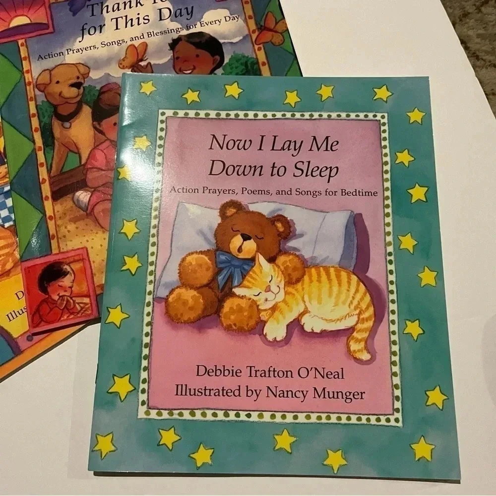 Lot Of 3 Books Now I Lay Me Down to Sleep, Thank You Debbie Trafton O'Neal